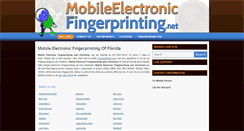 Desktop Screenshot of mobileelectronicfingerprinting.net