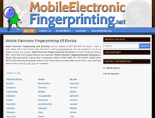 Tablet Screenshot of mobileelectronicfingerprinting.net