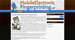 Desktop Screenshot of keywest.mobileelectronicfingerprinting.net